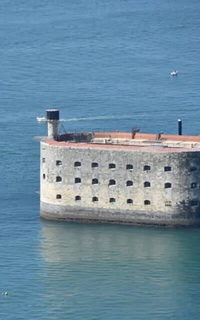 Le Fort Boyard vu du ciel