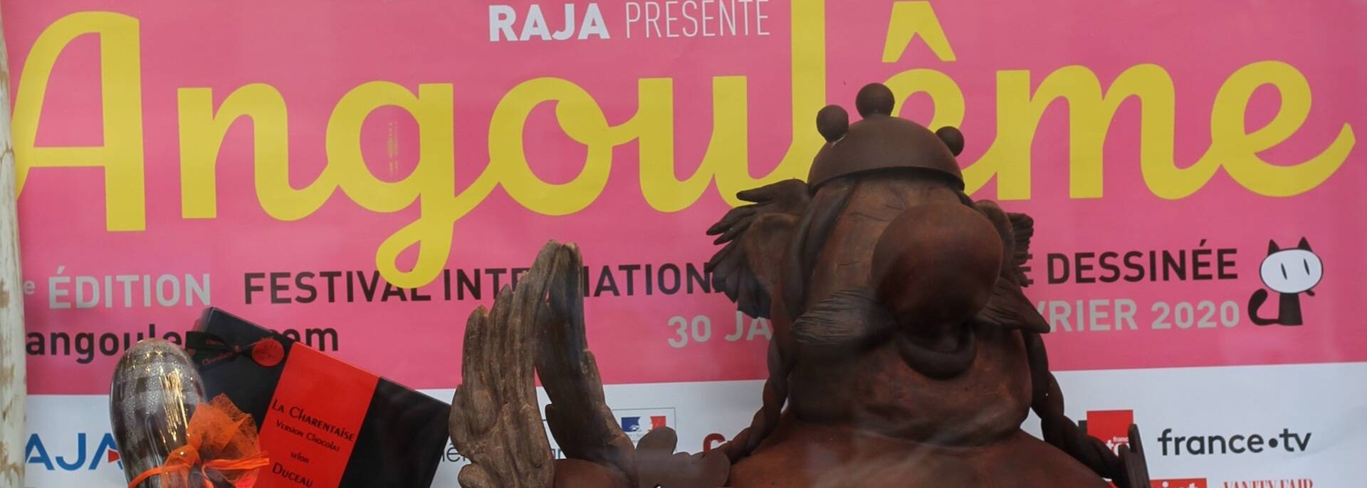 Obélix en chocolat à Angoulême - ©P.Migaud / FDHPA 17