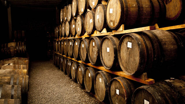 L'intérieur d'un chai de cognac - ©Shutterstock