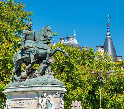 Statue von Franz I. in Cognac